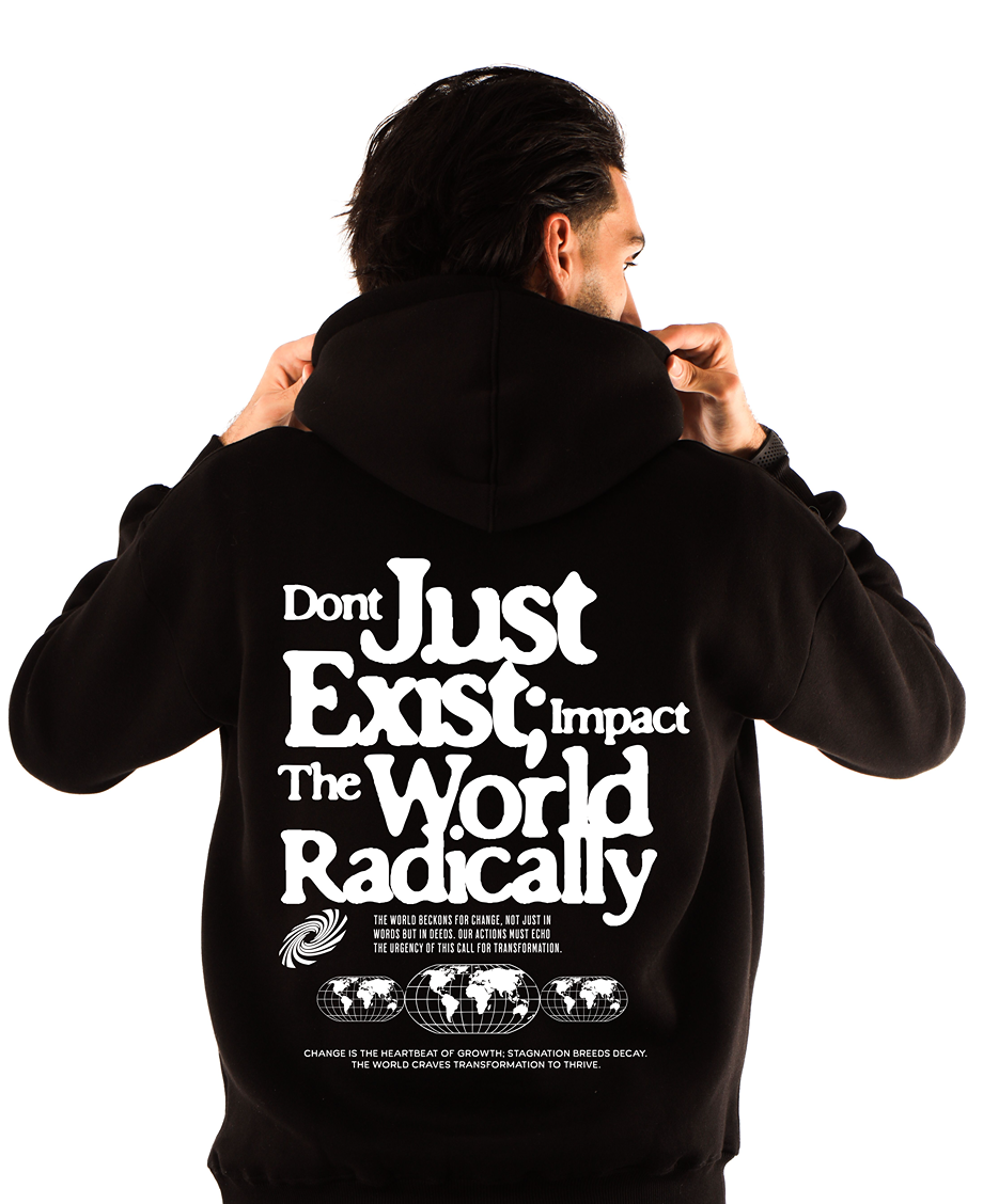 DONT JUST EXIT BLACK&WHAITE