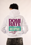 DOMI NATE HOODIE BLACK&WHAIT