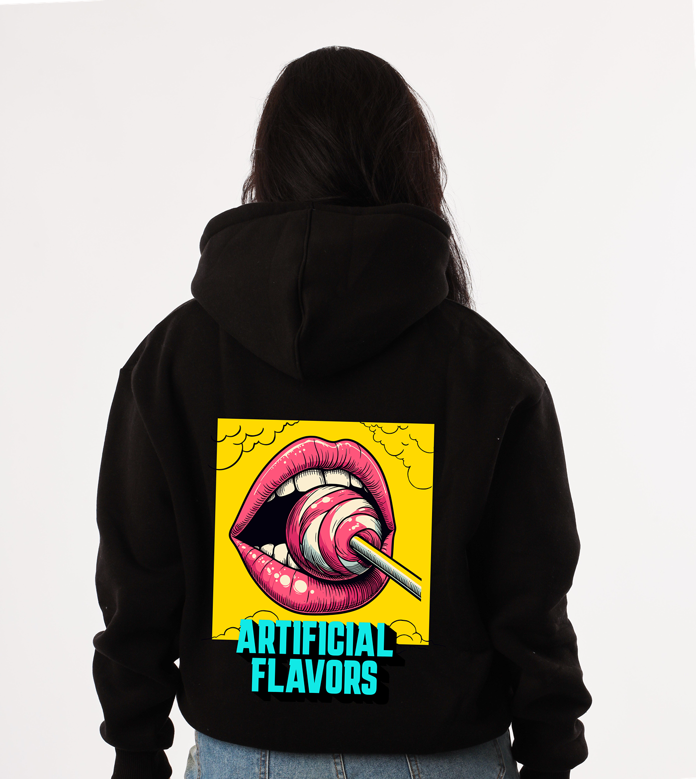 Lips with lollipop HOODIE