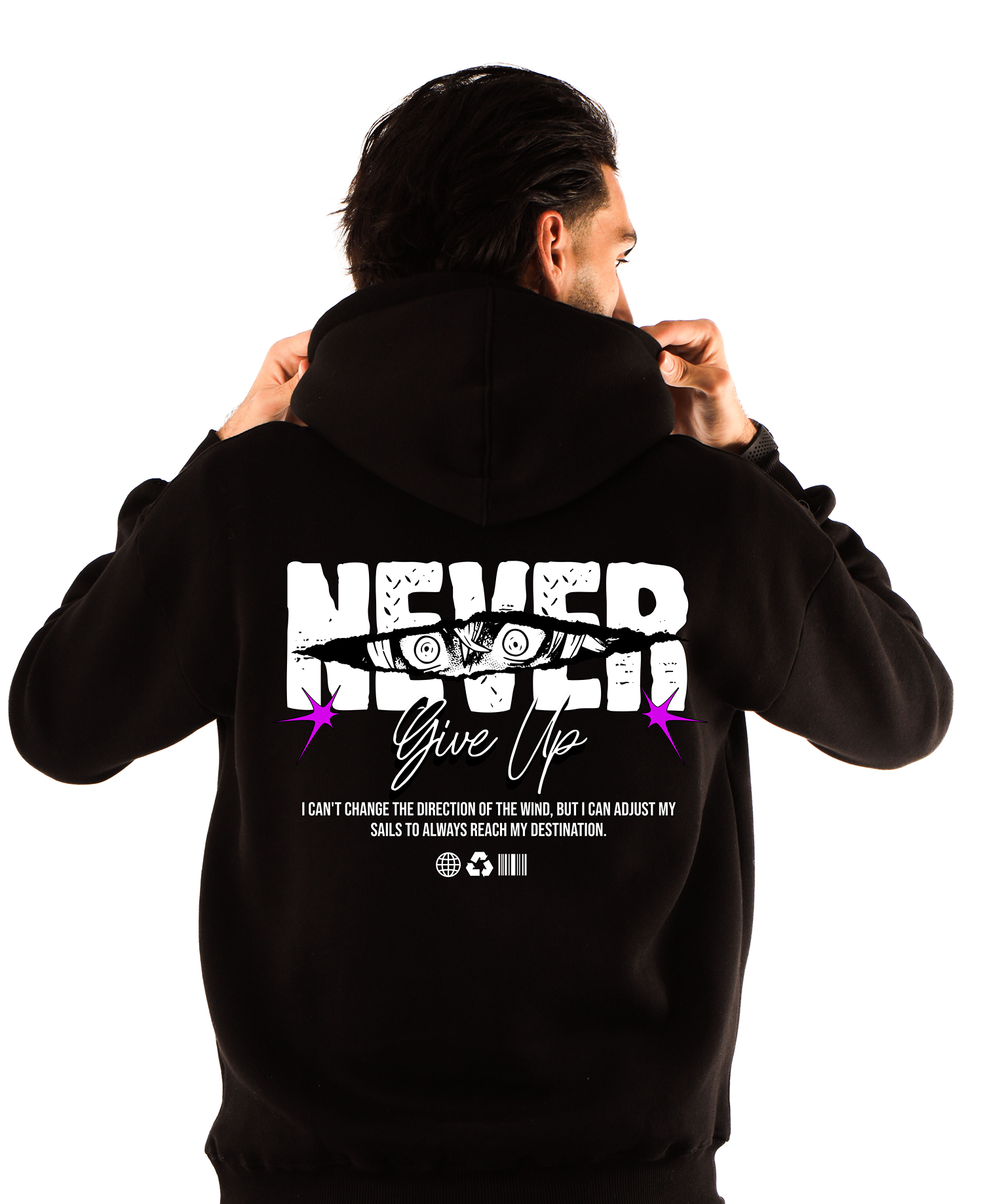 NEVER GIVE UP HOODIE